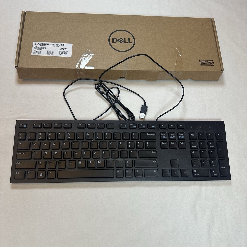 Dell KB216-BK-US Wired Keyboard -‎ Black